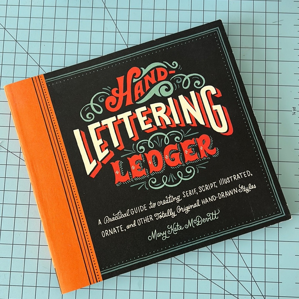 Hand Lettering Ledger Book